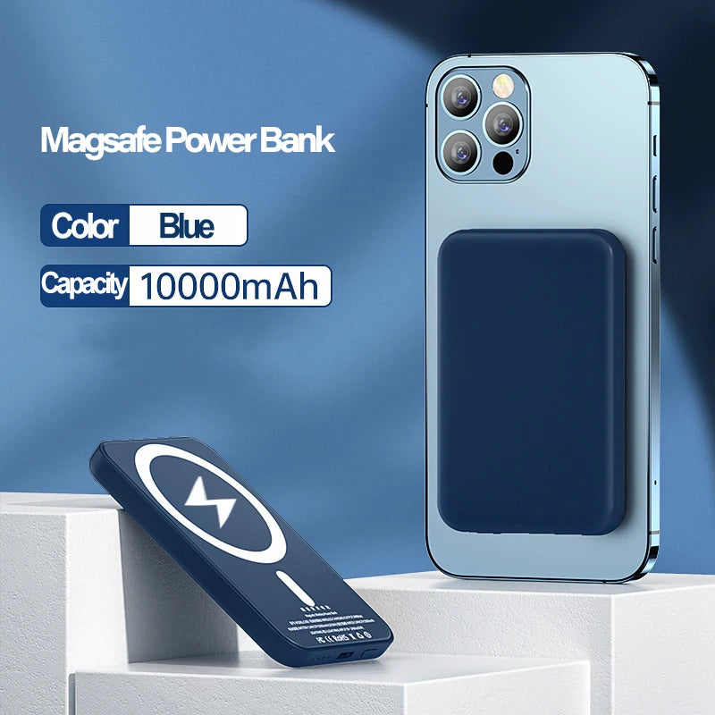 For Apple Magsafe Power Bank Magnetic Wireless Portable Charger External Battery Fast Charging For iPhone 12 13 14 15 16 Pro Max