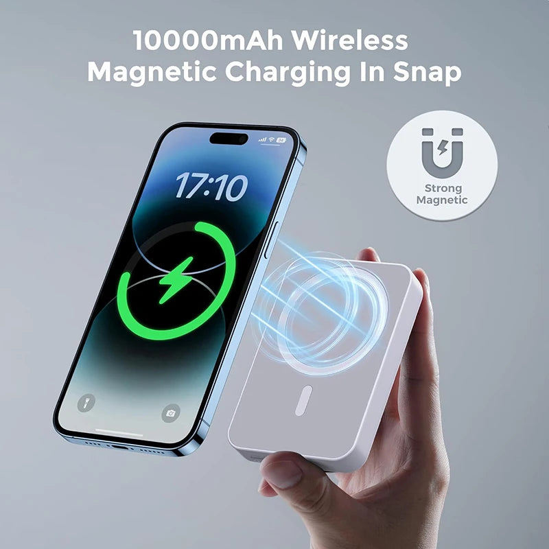 For Apple Magsafe Power Bank Magnetic Wireless Portable Charger External Battery Fast Charging For iPhone 12 13 14 15 16 Pro Max